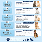 Kühlmatte Für Hunde - 2026 Neu Selbstkühlende Haustiermatte, Waschbar, Tragbar, Aus Eisseide, Selbstkühlend, Faltbar, Hundekühlmatte Haustiere Matte Kühlpads Für Katen Und Hunde
