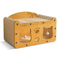 Durable Vertical Cat Scratching Post & Playhouse - Multi-Functional TV Design, Scratch-Resistant Cat Claw Toy for Active Kittens and Cats