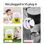 Interactive Training Snack Reward Machine Feeder No Plug-In Tennis Ball Launcher Leakage Toy Pet Leakage Reward Device