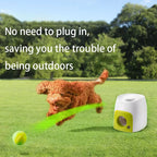 Interactive Training Snack Reward Machine Feeder No Plug-In Tennis Ball Launcher Leakage Toy Pet Leakage Reward Device